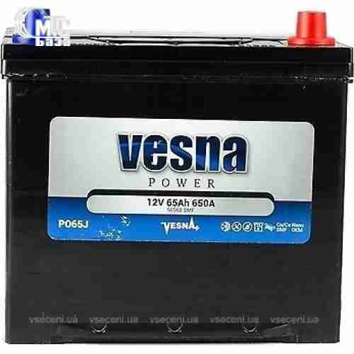 Аккумулятор Vesna Power [415865] 6СТ-65 Ач R EN650 А 230x173x218мм